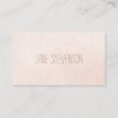 Minimalistisch lichtroze linen 6 Punch Loyalty (Voorkant)