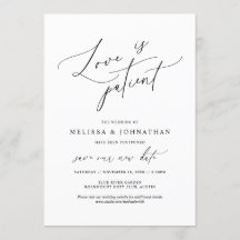 Minimalistisch, Liefde is geduldig, Datumkaart wij