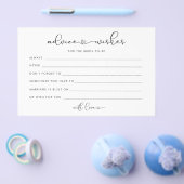 Minimalistisch liefdesadvies voor de bruidskaarten flyer (Enkel)