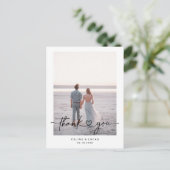 Minimalistisch liefdeshartsweduwschap Hartelijk da Briefkaart (Staand voorkant)