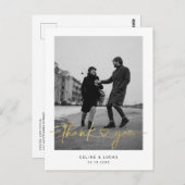 Minimalistisch liefdeshartsweduwschap Hartelijk da Briefkaart (Voorkant / Achterkant)