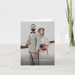 Minimalistisch liefdeshuwelijk en Bedankt