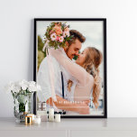 Minimalistisch Lijst op maat Poster<br><div class="desc">Eenvoudig Lijst- en aangepaste fotoontwerp is perfect voor gebruik als trouwfeesten,  verjaardagsgeschenken en vele andere gelegenheden.</div>