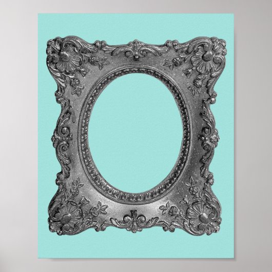 minimalistisch lijst Victoriaans afbeelding Poster (Voorkant)