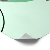 Minimalistisch Line Art Poster (Hoek)