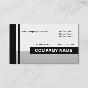 Minimalistisch lineair ontwerp visitekaartje