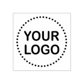 Minimalistisch logo bedrijfs zakelijke aangepaste rubberstempel (Afrduk)