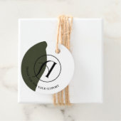 Minimalistisch Logo Business Hang Label (In situ)