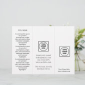 Minimalistisch logo | Eenvoudige aangepaste bedrij (Staand voorkant)