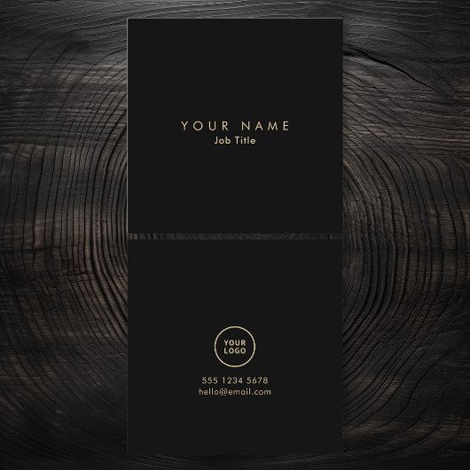 Minimalistisch Logo Elegant monochroom Visitekaart Vierkante Visitekaartje