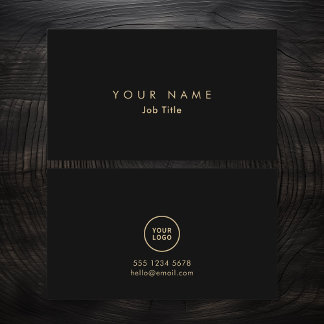 Minimalistisch Logo Elegant monochroom Visitekaart Visitekaartje