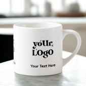 Minimalistisch Logo en Tekst Bedrijf Espresso Kop