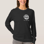 Minimalistisch Logo en Tekst Zakelijk T-shirt (Voorkant)