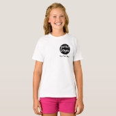 Minimalistisch Logo en Tekst Zakelijk T-shirt (Voorkant volledig)