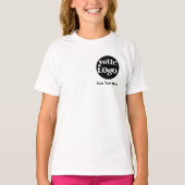 Minimalistisch Logo en Tekst Zakelijk T-shirt (Voorkant)