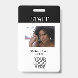 Minimalistisch Logo-ID Kaart bedrijf werknemer Badge