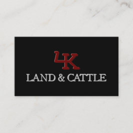 Minimalistisch Logo Ingegraveerd Visitekaartje