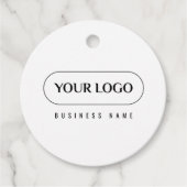 Minimalistisch Logo Label Hang label (Voorkant)