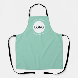 Minimalistisch Logo Met Tekst Zakelijk Schort