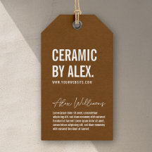 Minimalistisch Logo ophangen Label