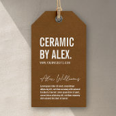 Minimalistisch Logo ophangen Label Cadeaulabel