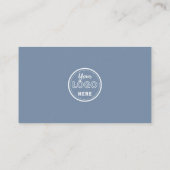 Minimalistisch Logo voor Periwinkle Professional-m Visitekaartje (Achterkant)