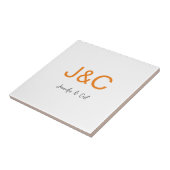 Minimalistisch logo voor professionele klassiekers tegeltje (Zijkant)