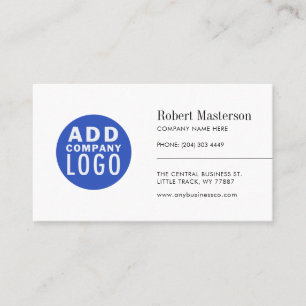 Minimalistisch Logo Zakelijk Modern Visitekaartje