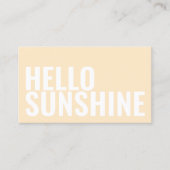 minimalistisch looiend en schoonheidssalon visitekaartje (Voorkant)