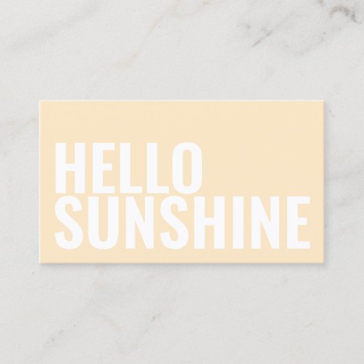 minimalistisch looiend en schoonheidssalon visitekaartje (Voorkant)