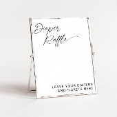 Minimalistisch luierschotel teken poster