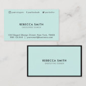 Minimalistisch Luxalist Boutique Sage Visitekaartje (Voorkant / Achterkant)