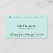 Minimalistisch Luxalist Boutique Sage Visitekaartje (Voorkant)