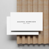 Minimalistisch Luxalist Boutique White Visitekaartje