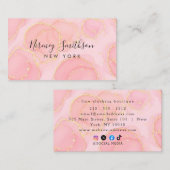 Minimalistisch luxe boetiek ivoor Visitekaartje (Voorkant / Achterkant)