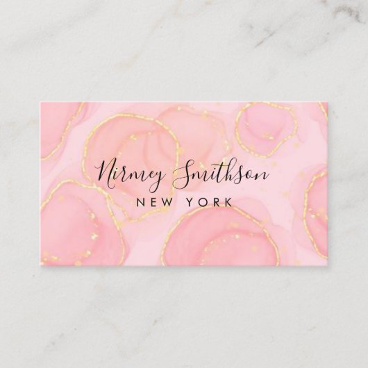 Minimalistisch luxe boetiek ivoor Visitekaartje (Voorkant)