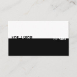 Minimalistisch Luxe Boutique Black/White Visitekaartje