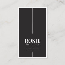 Minimalistisch Luxe Boutique Black/White