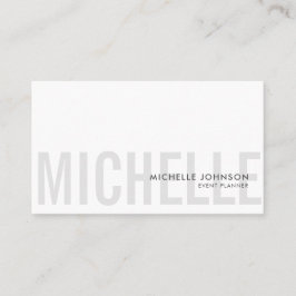 Minimalistisch Luxe Boutique Black/White Visitekaartje