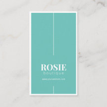 Minimalistisch Luxe Boutique Blauwgroen/White