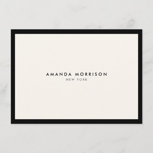 Minimalistisch Luxe Boutique Ivory Gift Certificat (Voorkant)