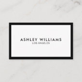 Minimalistisch luxe luxe visitekaartje (Voorkant)