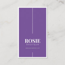 Minimalistisch luxe Paars Boutique/White