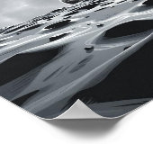 Minimalistisch maanlandschap poster (Hoek)