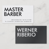 Minimalistisch maar professioneel visitekaartje (Voorkant / Achterkant)