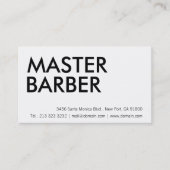 Minimalistisch maar professioneel visitekaartje (Voorkant)