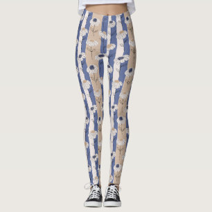 Minimalistisch madeliefjes bloempatroon (1) leggings