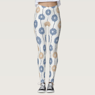 Minimalistisch madeliefjes bloempatroon (5) leggings