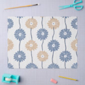 Minimalistisch madeliefjes bloempatroon (6) tissuepapier (Craft)