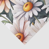 Minimalistisch madeliefpatroon tissuepapier (Detail)